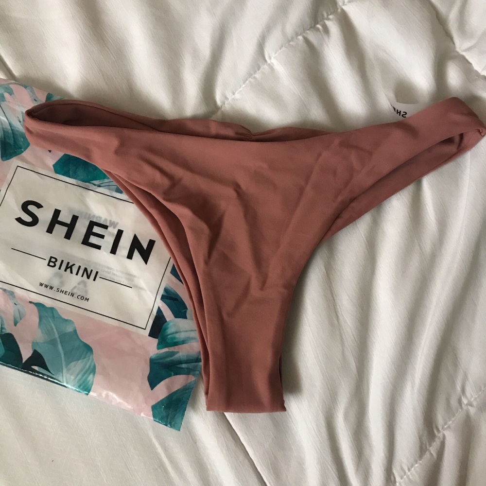 Mauve Cheeky Bikini Bottoms